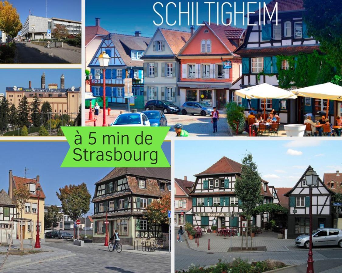 Vieux Schilik / Parking / Tram / Parlement / Proche Strasbourg Centre Leilighet Schiltigheim Eksteriør bilde